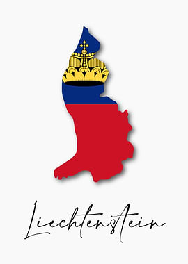 Liechtenstein Country Map