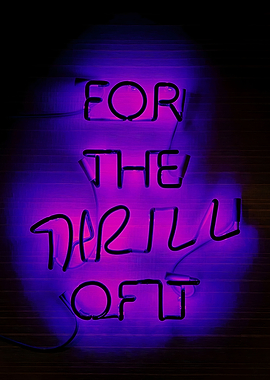 neon text