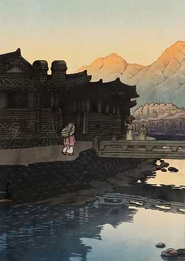 Ukiyo e Kaesong Korea