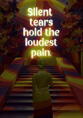 Silent Tears Orange Wave