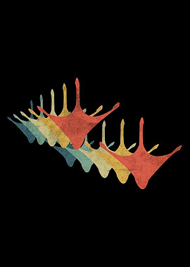 Turkey Footprint Retro