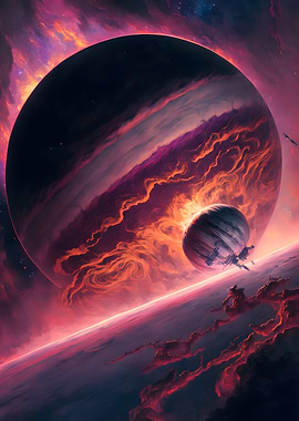 beautiful Space Landscape