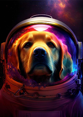 Space Golden Retriever 1