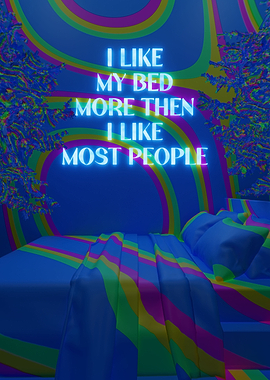 Like MyBed Blue Wave 3D