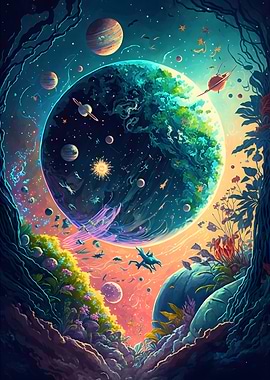 crazy Space Landscape