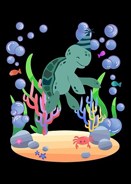 Turtle celebrates birthday