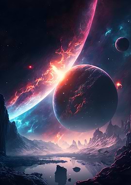 beautiful Space Landscape