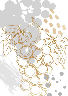 Grape Neutral Abstract