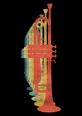 Trumpet Retro Vintage