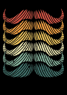 Awesome beards colorful