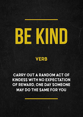 be kind definition