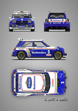 Renault 5 Turbo F1 Livery
