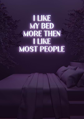 Like MyBed Purple 3D Quote