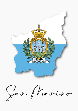 San Marino Country Map