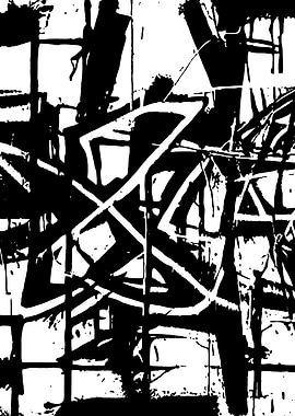 Black and White Abstract