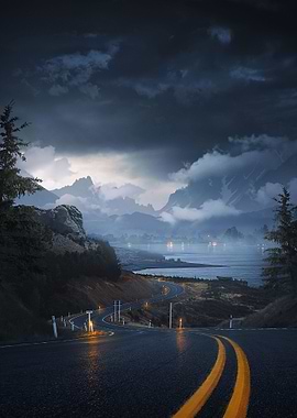 Amazing road view