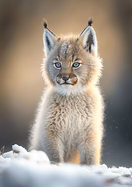 Cute bobcat