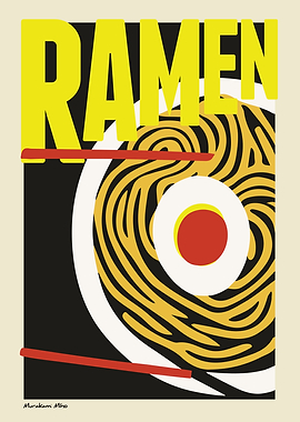 Retro Ramen Poster