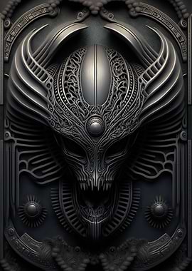 Alien Xenomorph Metalic