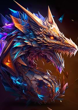 Mystical Dragon Head