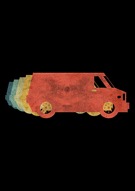 Van Truck Retro Vintage