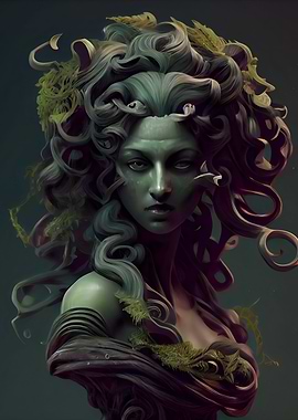 Gorgon Statue
