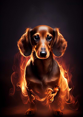 Dachshund Fire