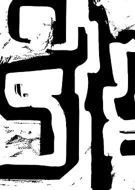 Black and White Abstract