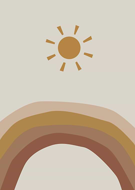 minimalist rainbow