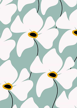 Abstract Floral Glam 1