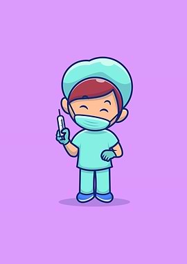 Cute Nurse With Injection