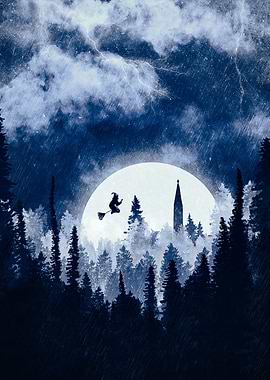 halloween cloud night