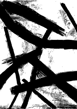 Black and White Abstract