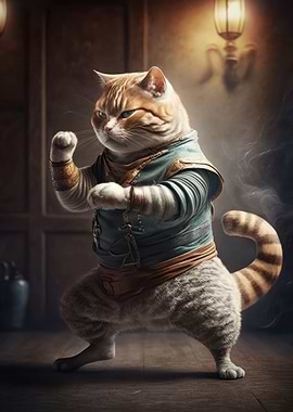 Kung Fu Cat