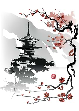 Japanese Pagoda