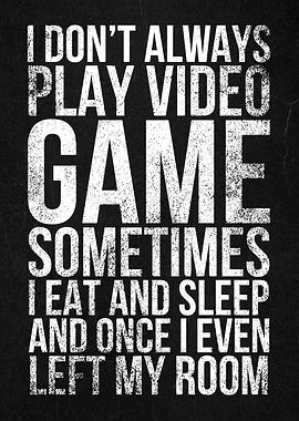 play video game