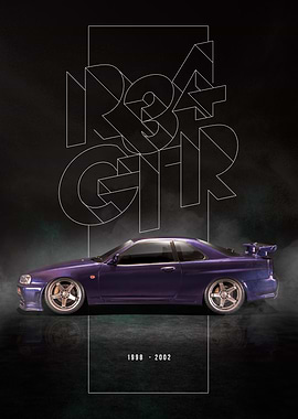 NISSAN SKYLINE R34 GTR