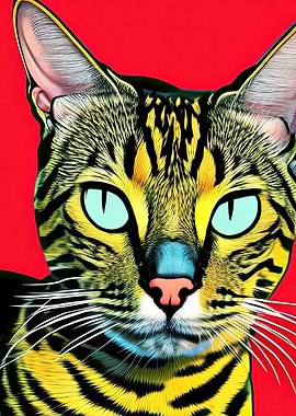 Pop Art Cat 03