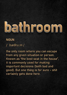 Bathroom Word