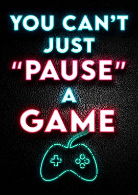 Neon Gaming Poster