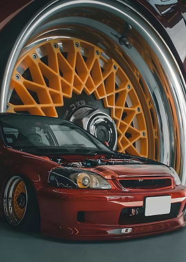 red jdm legend