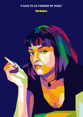 Mia Wallace Pulp Fiction