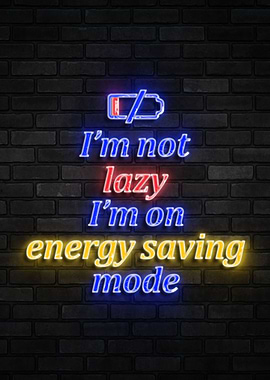Energy Saving Mode Neon