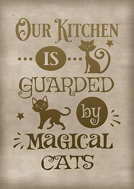 Guarded by magical cats