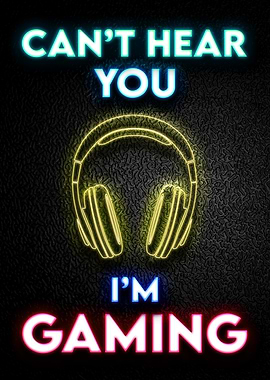 Neon Gaming Poster