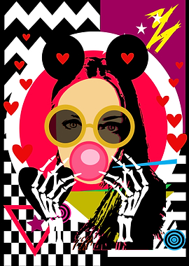 Sexy girl with mouse ears