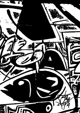 Black and White Abstract