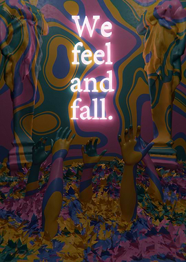 We Fall Wave 3D Quote