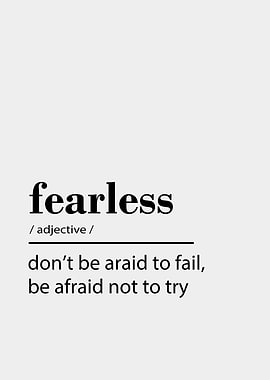 fearless definition