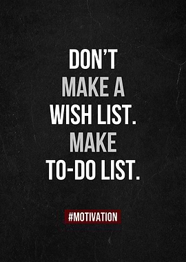 dont make a wish list